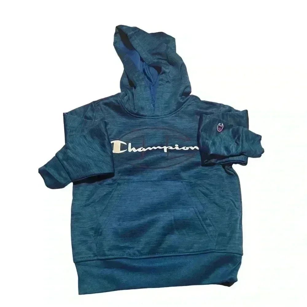 Champion Boy's 2 Piece Hoodie & Jogger Active Set (Blue&Black)